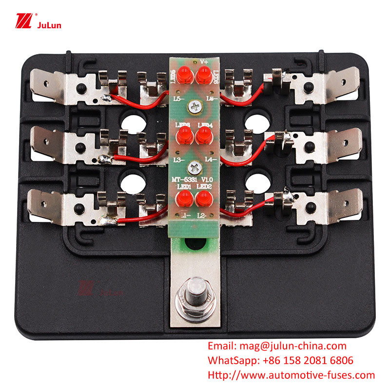 ANS/MIDI 30A-500A Küçük Bakır Kontakt Sigorta Sahibi Otomatik Otomobil Sigortaları için AB UL Standartına Uygun