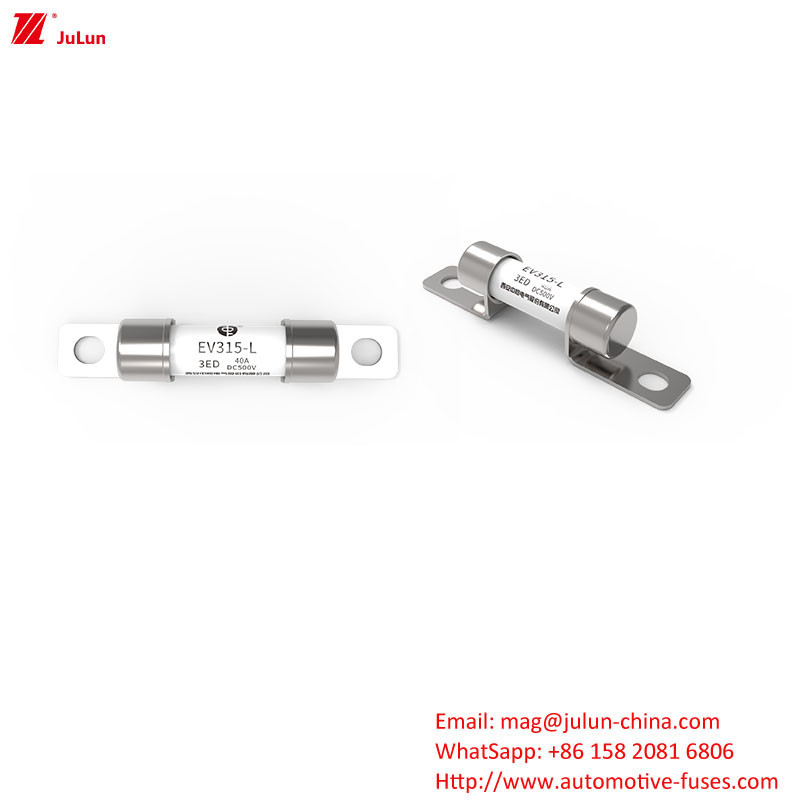 EV315-H EV315-L 3E / 3EB / 3ED Yol araç sigortaları DC500V 10A-50A Elektrikli araba özel