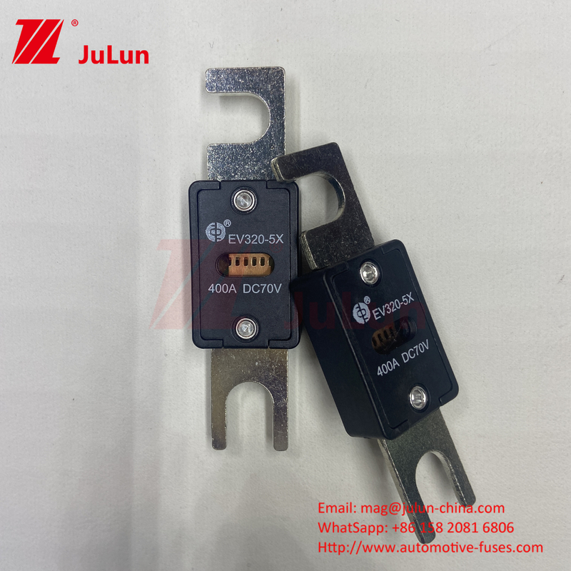 EV320-5X-450A-N 70VDC M6 M8 Taşınabilir EV Sigortaları Otomotiv Güç Sistemleri ve Elektriksel Sistemler için ISO8820-5 Standartını karşılar
