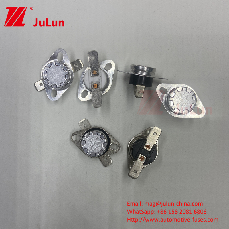 ≥100000 Zaman Yaşam Döngüsü Keramik Taşınabilir El Değiştirme Termal Koruyucu Mikrodalga Fırınlar Sıcaklık Üzerinde Kullanım KSD Bimetal Termo