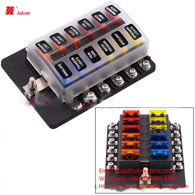 Eu Standart Bolt ve Bolt Sigortaları Otomobil yedek parçaları 30A-500A Sigorta tutucusu ANS Premium Sigorta tutucusu -55.C-125.C Bo ile