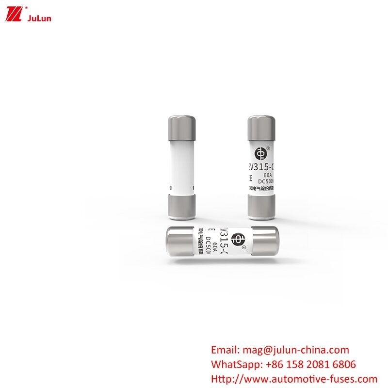 60A Elektrikli Araç Sigortaları 500V Rütbeli Voltaj GB / T31465