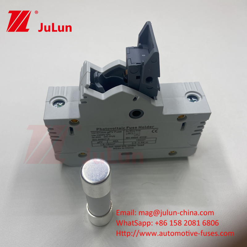 1000V 1500V 500V Güneş PV Sigorta 14x51mm Sigorta tutucusu RT18W-32 22*58mm 1000DV Fotovoltaik