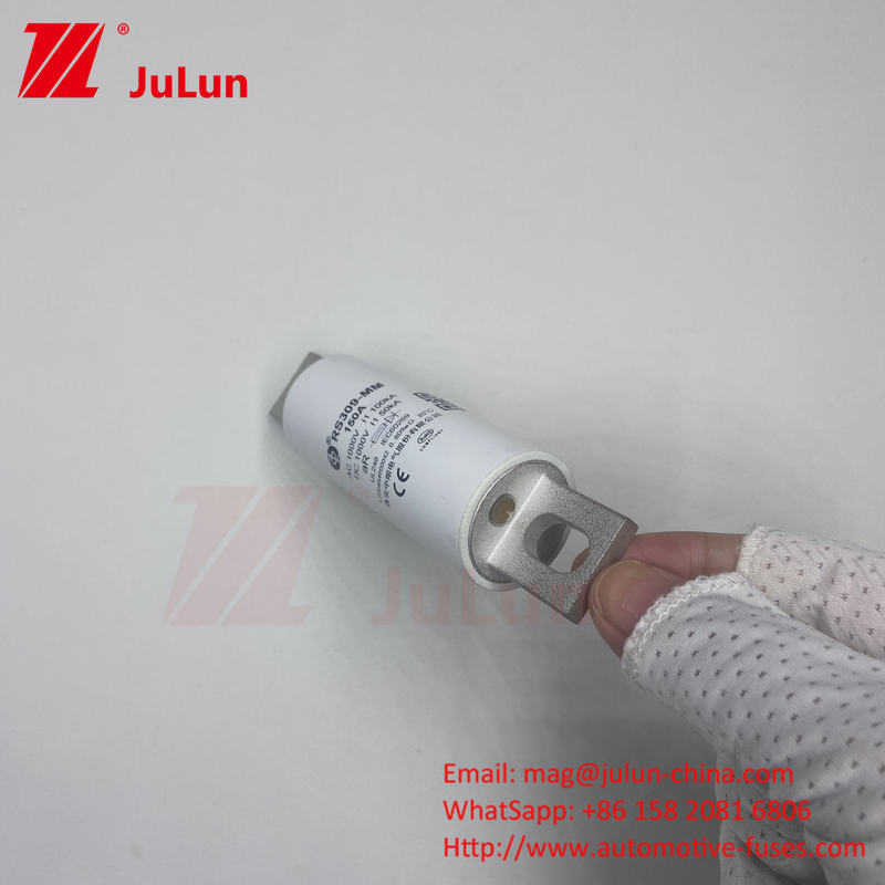 RS309-MM-EV63A Yuvarlak Tüp Bolt-On Sigortalar için 1000VDC 50KA EV SIGARA 1000VDC