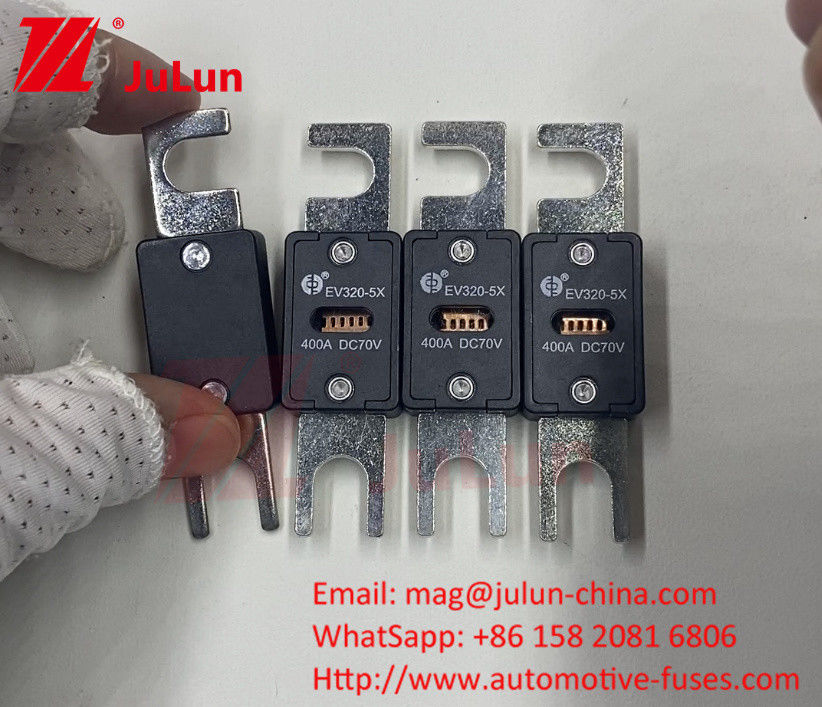 EV320 100A 200A 225A 250A 300A 350A 500A 70VDC Elektrikli Araç Şarjı İçin Kırma Kapasitesi Füzesi