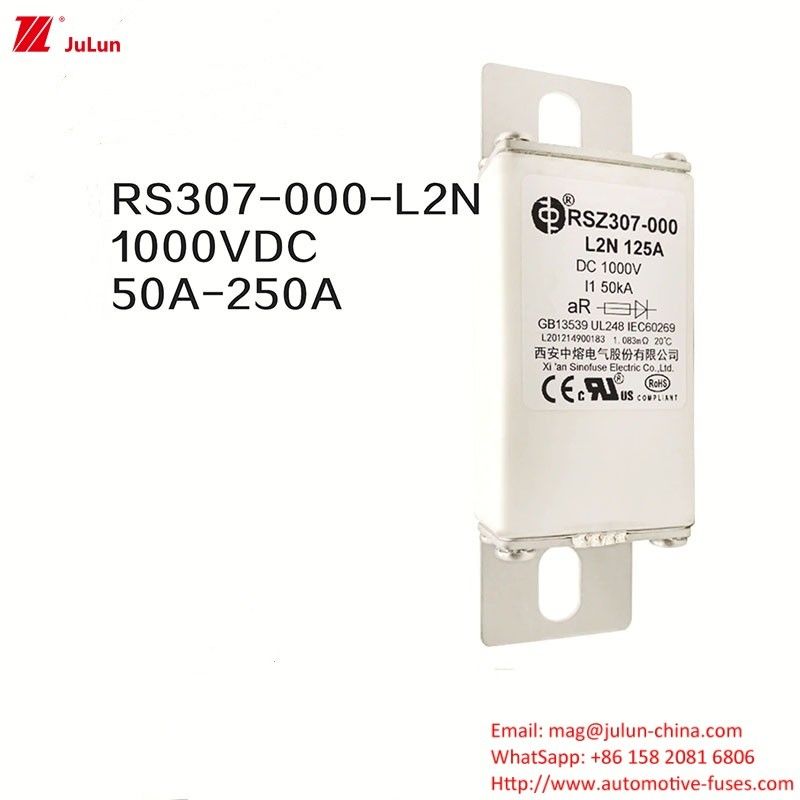100A Bolt On Ev DC Hızlı Şarj / Elektrikli Araç Hızlı Şarj RSZ307-000-L2N Sigorta