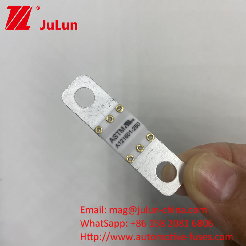 A121601-250A A121601-200A ASTM Yüksek Akımlı EV Enerji Depolama Bataryası İçin Bakır Otomobil Blade Sigorta
