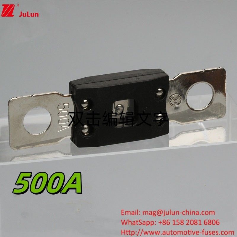 M8 vidalı 32V/48V/72V sistemleri için 500A elektrikli araç koruma sigortası