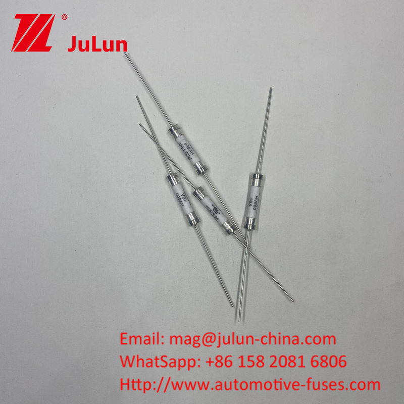 500VDC HV660 35A PCB-Hole/Fuse-Clamp Mount Ceramic Copper Silver Quartz Sand Gold ile Otomotiv sigorta
