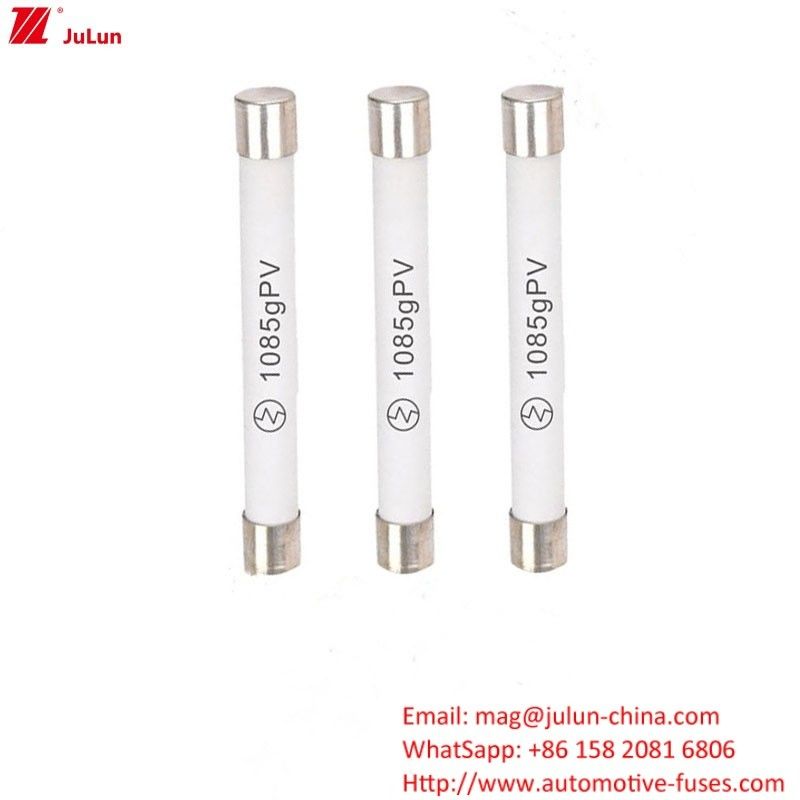10x85mm 10A 1500V yüksek voltajlı sigorta Fotovoltaik Enerji için