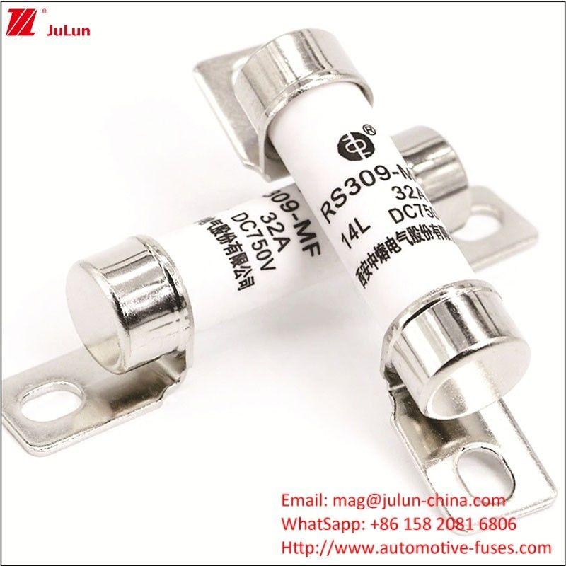 RS309 750VDC 32A 40A Akım Otomobil pil şarj cihazı ve enerji elektrikli araç sigortası 750VDC terminal türü