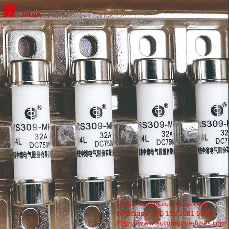 Enerji Elektrikli Araç Füzesi 750VDC 32A-35A -40A -50A için terminal tipi EV HEV koruması
