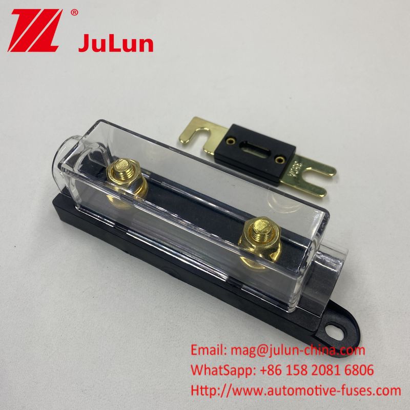 50 amp Aut Anl Fork Car Fuse With Holder Custom Customer Logo özelleştirilebilir