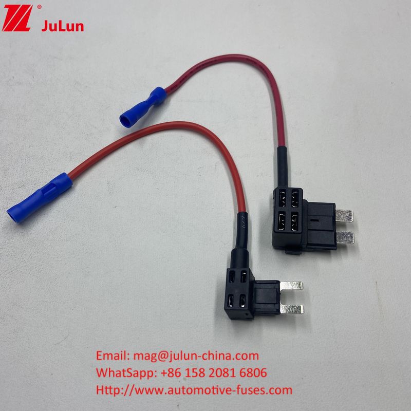 F3A 5A 10A 15A Sigorta Çubuğu 16AWG Araba Bir Devre Ekle ACU Blade Sigorta Sahibi ile Sigorta Adaptörü Arabalar Kamyonlar için