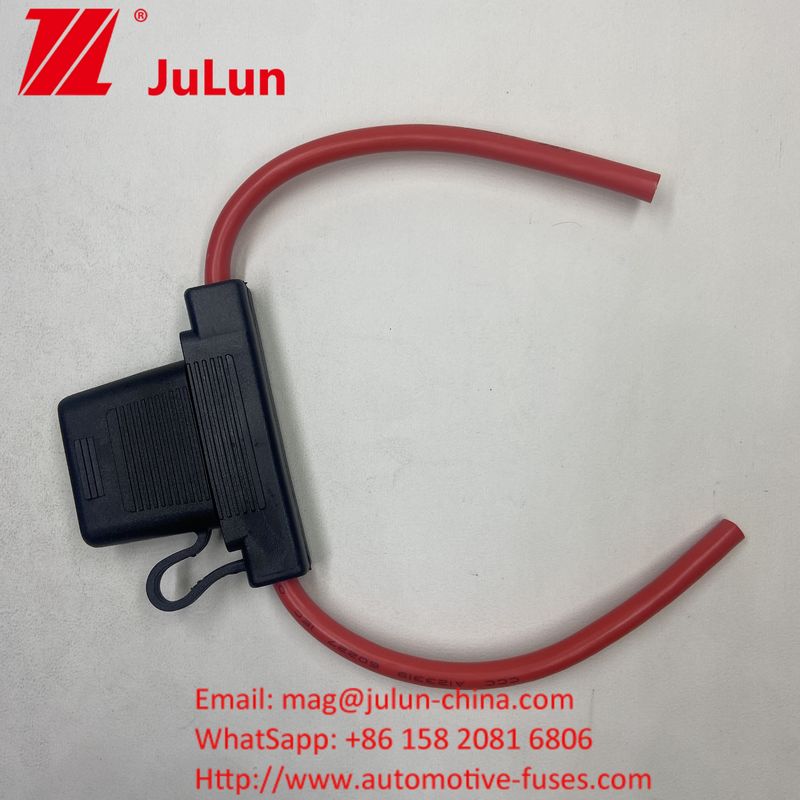 ATC / ATO Özel Inline Sigorta Sahibi 14AWG 16AWG 18AWG 20AWG Kablo Harness 80AMP Blade Fuse Otomobil Sigorta Sahibi