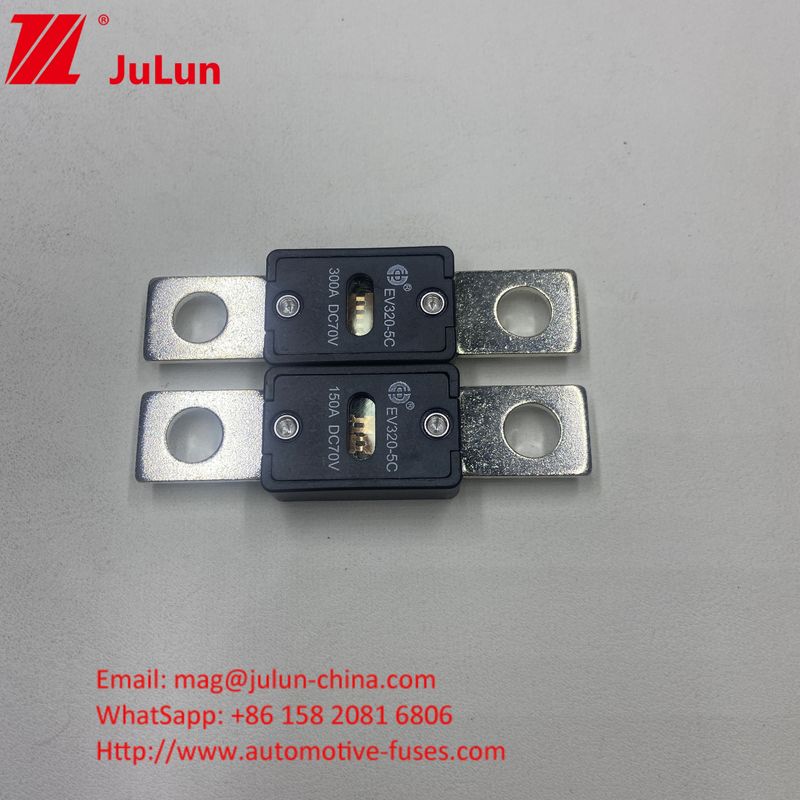 EV320-5X 80A 70VDC SINOFUSE Keramik Otomobil Sigortaları Küçük Boyutlu Kısa devre Koruması Bakır Gümüş Kuvars Kum Altın