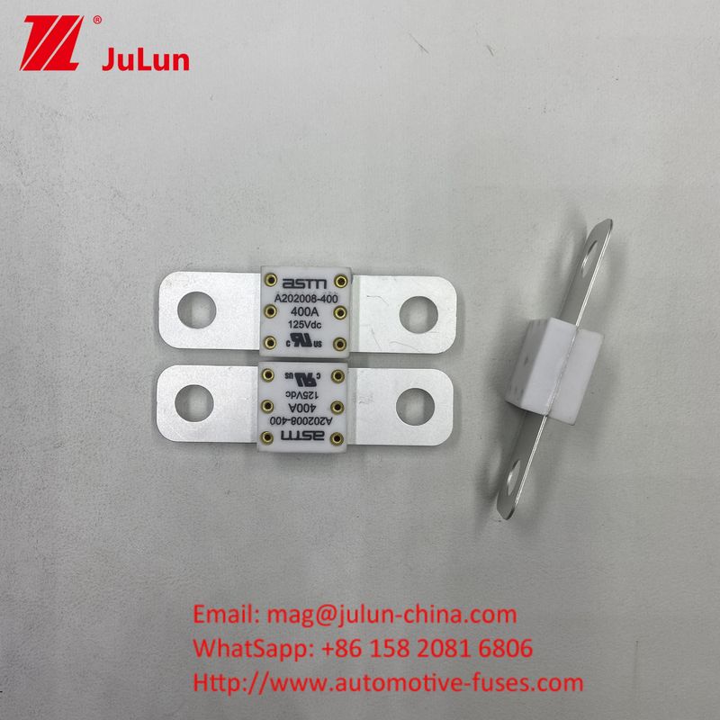 350A 125VDC Otomobil pil sigortası 100A 150A 200A 250A 300A 350A 400A 500A