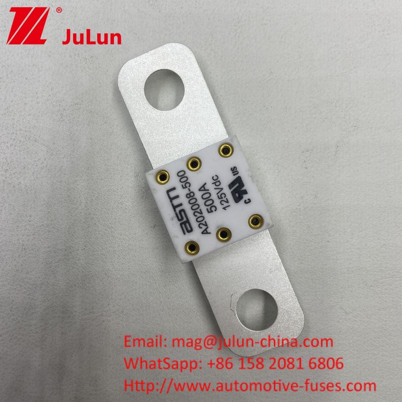 300A 125VDC ASTM M8 Bolt Otomobil Bataryası Sigortaları Ağır Görevli Uygulamalar için Dayanıklı Uzun Sürekli