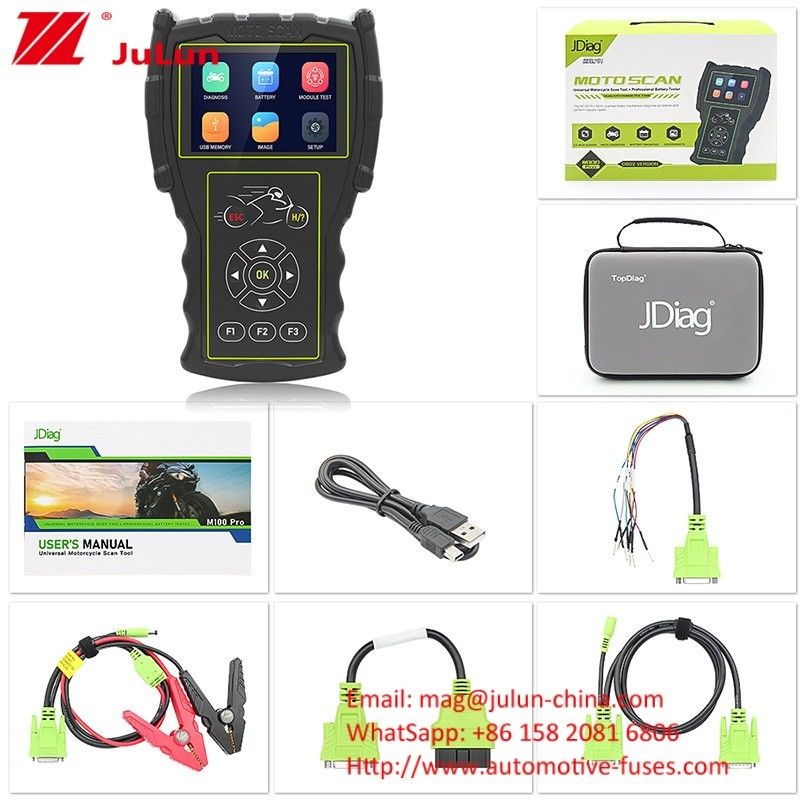 Motosiklet Detektörü M100 Pro Moto Tarayıcı Ecu OBD Hata Tanıtıcı Aracı JDiag
