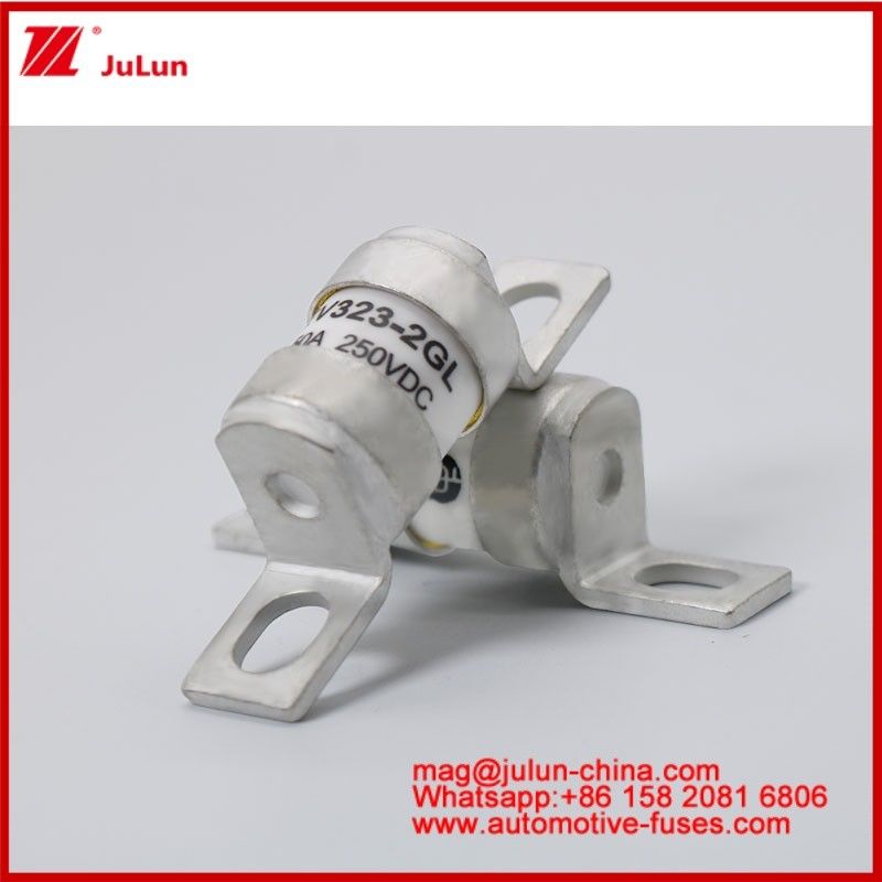 EV323-2GL 50A DC250VDC Tubular Keramik Sigorta Akım Boltlu Yapı titreşime dayanıklı Mekanik Şok EV veya HEV Kompakt Boyut Yüksek Rated Elektrikli Araç