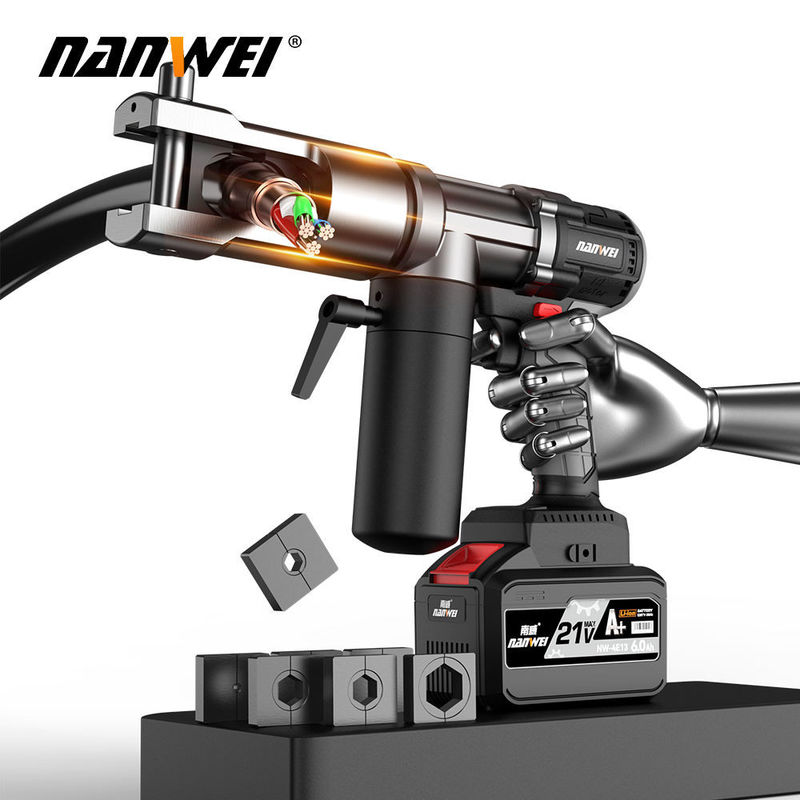 360° Baş Dönüşümü Hidrolik Pliers 90 Kn fırçasız Hafif Motor Lityum Pil Gücü
