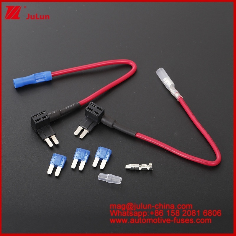 12V MİNİ KÜÇÜK ORTA Boy Araba Sigorta Tutucu Ekle-Devre TAP Adaptörü Micro2/M2 Araba Ekle Devre Sigorta Tap Adaptörü 16AWG 17-18cm Sigorta Tapları Tutucu Sigorta Bileşenleri Otomotiv İçin