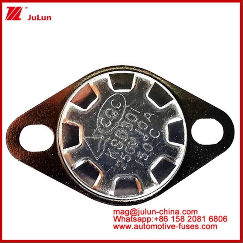 KSD301 10A  Ceramic Water Heater Switch Bimetallic Thermostat Manual For Floor Heating