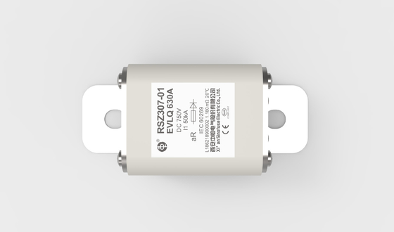Mükemmel DC Performansı EV Seramik Hızlı Sigorta RSZ307-01-EVLQ 630A 750VDC