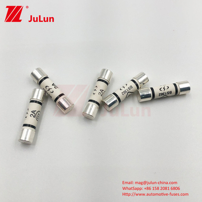 UK ASTA BS1362 SS167 Güvenlik Yönetmeliği ile 240V 250V Seramik Otomobil Sigortaları
