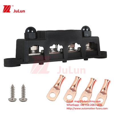 Rv Yat Otobüsü M8M10 Yüksek Akım Kablolama Stud Terminal Akım 20A ABS Çinko Alaşım Bakır 248g