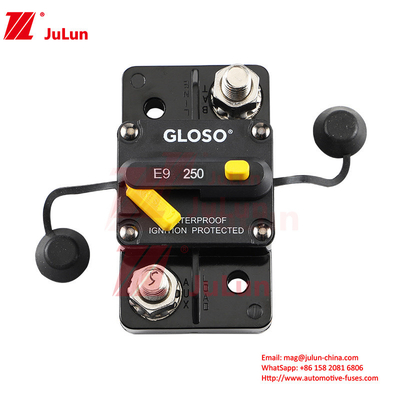 Sigortaları manuel olarak restore edin 1.9*2.91*1.7 inç Mooring Manual Reset Circuit Breaker for Industrial