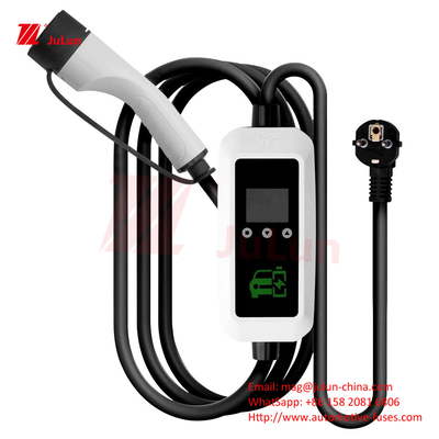 Yeni Enerji Şarj Silahı Avrupa Standart Şarj Silahı Tip 2 EV Şarj Aracı 7KW Taşınabilir Gemide Şarj Yığınları
