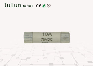 6x25mm 10a Seramik Sigorta 75 Volt Yüksek Gerilim Dc Sigorta Gümüş Kaplama Bakır Kap