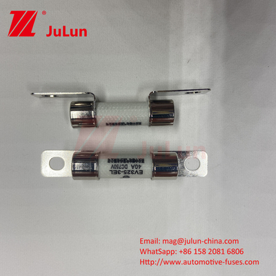 10x38mm Seramik Otomobil Sigortaları Bolt Montajlı EV FUSE Çevre Güvenilirliği ISO8820'ye Uygun