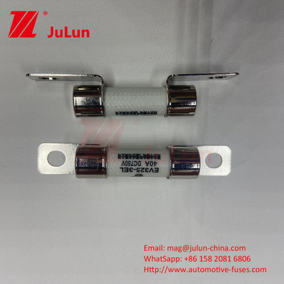ISO8820 Otomobil Seramik Bolt Montajı Sigortaları 30A 40A 50A 750VDC 10*38mm EV325