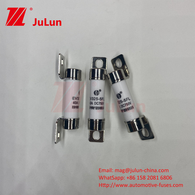 10A-50A Seramik Bolt Montaj Otomobil Sigortaları 20KA kırma kapasitesi ile GB/T31465 30A 40A 50A 750VDC 14*51mm EV325