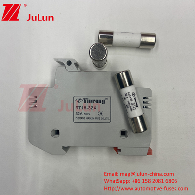 Düşük Fiyat 10X38mm PV Güneş Keramik DC Sigorta Bağlantıları 1000vdc 20A Cüce PV Sigorta Hızlı Blow Seramik Sigorta Devre Koruma