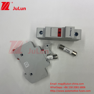 1000VDC Güneş Füzesi Keramik 30kA 10x38mm Düşük Fiyat 10x85mm PV Güneş Keramik DC Füzesi Bağlantı 1500vdc PV Füzesi Fa