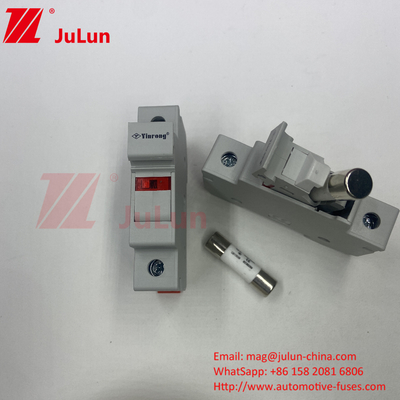 Güneş Fotovoltaik Koruma RT18-32 15A 20A 32A S için LED gösterge ile sigorta tutucusu