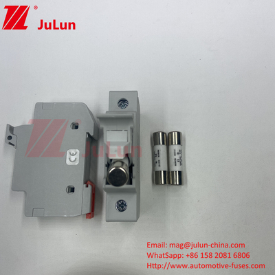 1000VDC 32A PV Inverterler için sigortalarla güneş sigorta tutucusu RT18-32 15A 20A 32A Güneş P için LED gösterge ile sigorta tutucusu