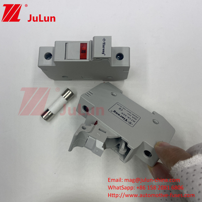 Gümüş Güneş Pv Fuse / Din Rail Güneş Fuse Sahibi Serisi Fotovoltaik Otobüs Kutuları için