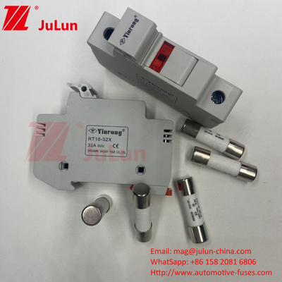 IEC60269.6 Standart Din Rehberlik Sigorta Sahibi için Gümüş Element Güneş PV Sigorta