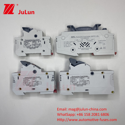 SeanRo Solar PV Din Rail Sigorta Bağlantısı için Sigorta Sahibi 10*38mm 1000V 15amp DC Sigorta 25A