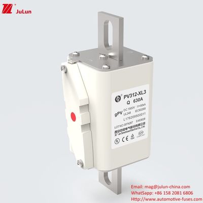 UL TUV PV String Fuses 350A-630A Güneş Fotovoltaik Sistemleri İçin