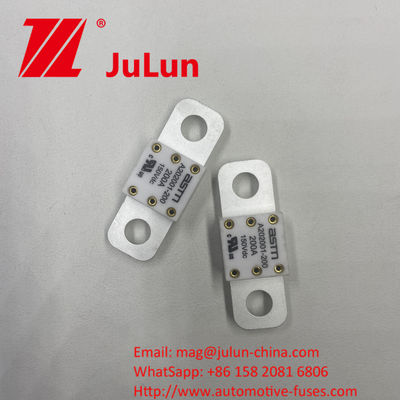 A202001-500A 125VDC ASTM Emeksiz Kurulum Keramik Araba Sigortaları Voltaj 150VDC M8 Kurulum için