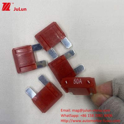 60A Üretim PA66 Bakır malzemesi ile Otomotiv Blade Fuses