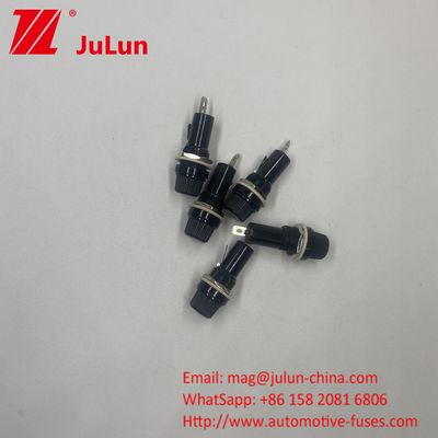 6*30mm Sigorta Paneli Montajı için Düğme Tipi Otomobil Sigorta Sahibi Tüp Soketi