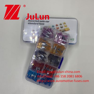 MTOF Otomotiv Blade Fuses 2A 32V PA66 SUV içindeki seri üretim arabaları için tunç malzemesi