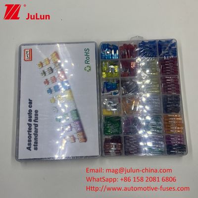 0299 Otomobil Blade Fuses 15A 32V PA66 Araç Fuse Kutusu Çember Koruması