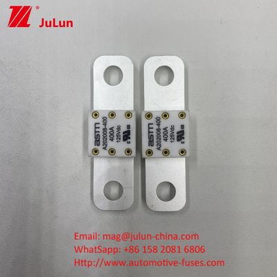 Seramik Otomotiv 125VDC A202008 500A Sigortalar vida bult montaj yöntemi ve 50.8mm delik mesafesi